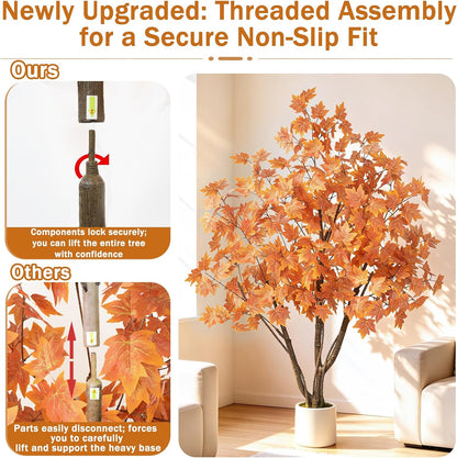 Artificial Cherry Blossom Tree 5FT, Pink Faux Floor Tree