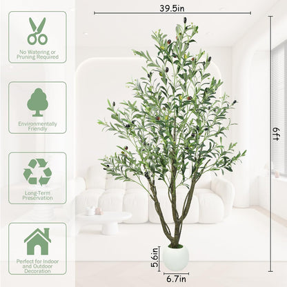 Artificial Cherry Blossom Tree 5FT, Pink Faux Floor Tree