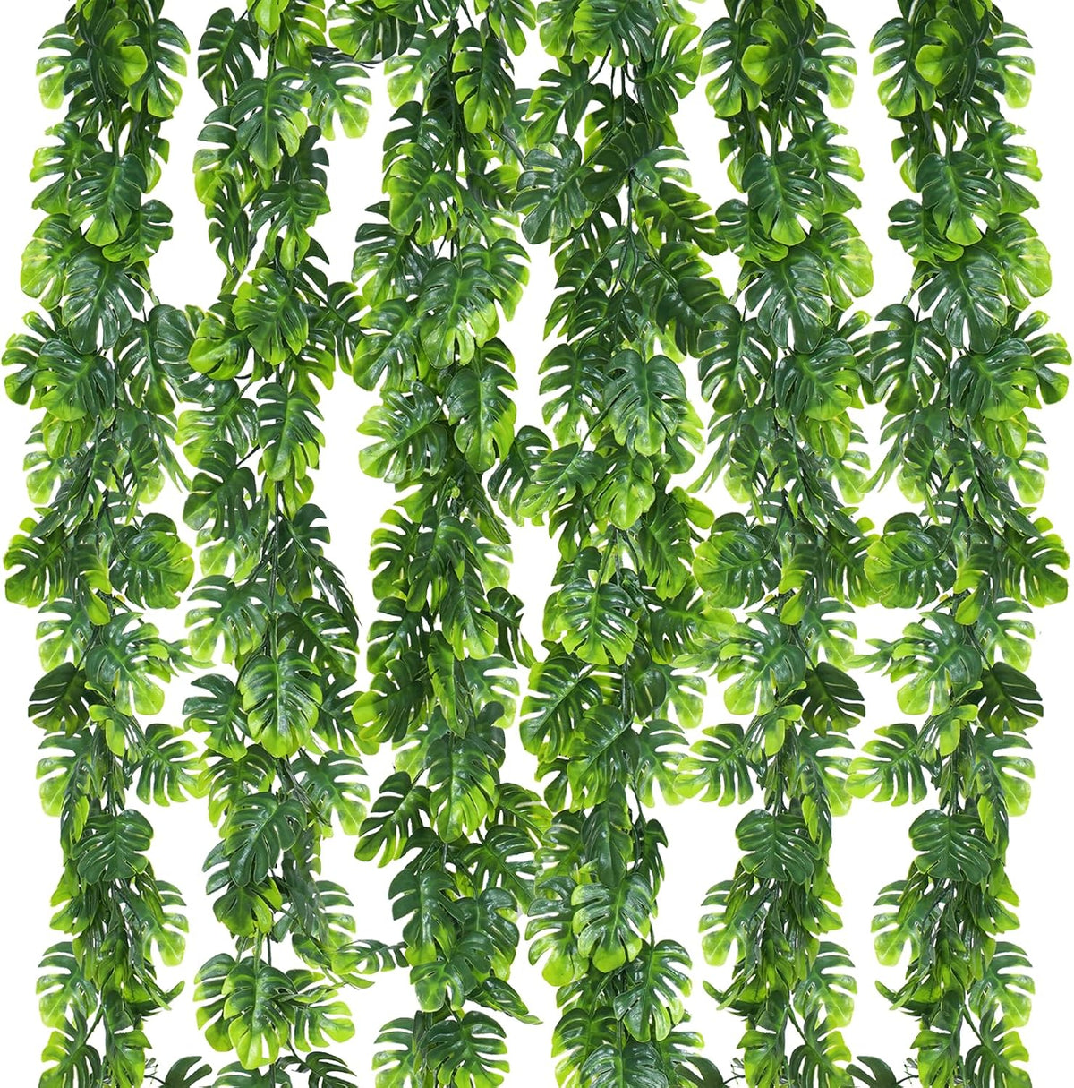 Dolicer Artificial Monstera Leaf Vines 5.6Ft Greenery Garland
