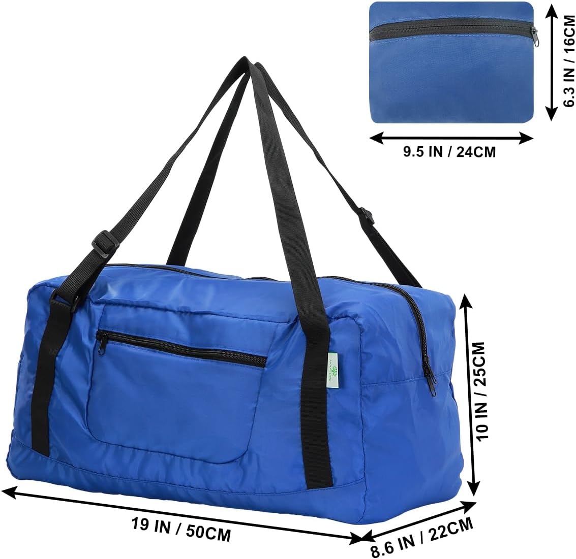 Foldable Travel Duffel Bag For Women & Men Luggage Great for Gym - Fluorescent yellow
