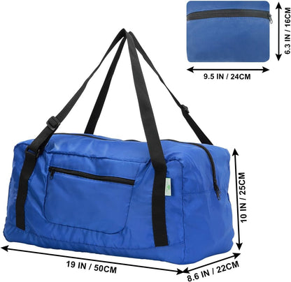 Foldable Travel Duffel Bag For Women & Men Luggage Great for Gym - Fluorescent yellow