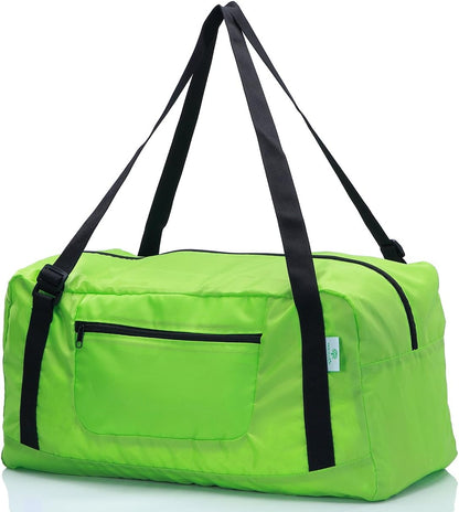 Foldable Travel Duffel Bag For Women & Men Luggage Great for Gym - Fluorescent yellow
