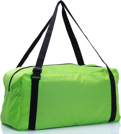 Foldable Travel Duffel Bag For Women & Men Luggage Great for Gym - Fluorescent yellow