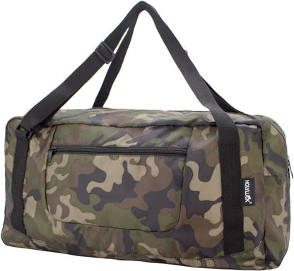 Foldable Travel Duffel Bag For Women & Men Luggage Great for Gym - Fluorescent yellow