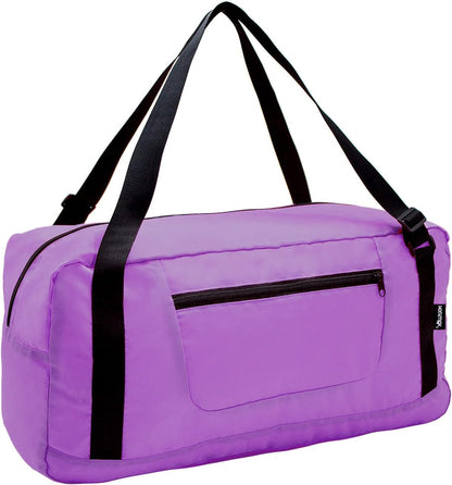 Foldable Travel Duffel Bag For Women & Men Luggage Great for Gym - Fluorescent yellow