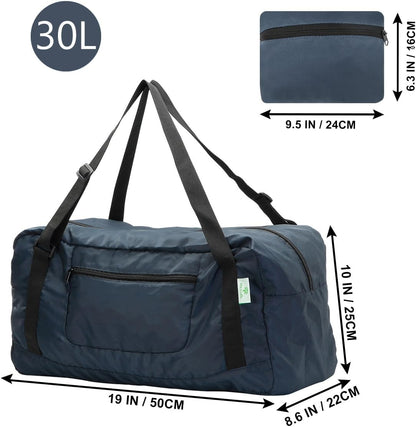 Foldable Travel Duffel Bag For Women & Men Luggage Great for Gym - Fluorescent yellow
