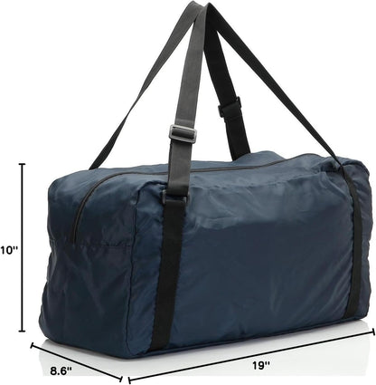 Foldable Travel Duffel Bag For Women & Men Luggage Great for Gym - Fluorescent yellow