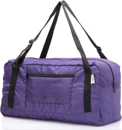 Foldable Travel Duffel Bag For Women & Men Luggage Great for Gym - Fluorescent yellow