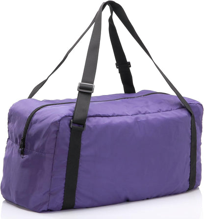 Foldable Travel Duffel Bag For Women & Men Luggage Great for Gym - Fluorescent yellow
