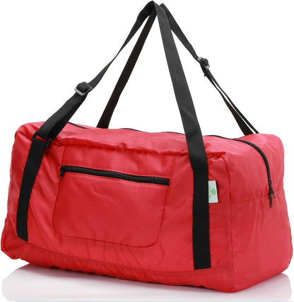 Foldable Travel Duffel Bag For Women & Men Luggage Great for Gym - Fluorescent yellow