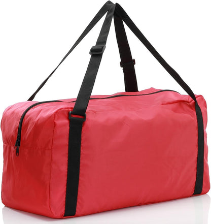 Foldable Travel Duffel Bag For Women & Men Luggage Great for Gym - Fluorescent yellow