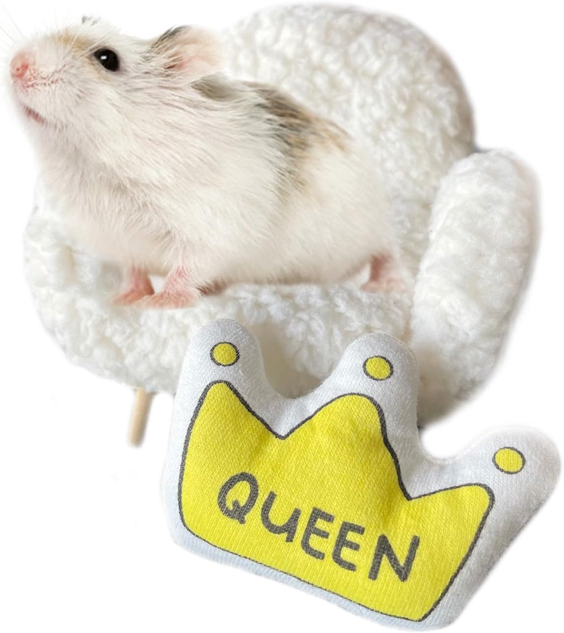 Hamster Mini Cotton Sofa Chair, Small Animal Blue Red Bed Cozy with Pillow, Cage Decor Photo Toys, Relax Habitat House Accessories, Sleep Pad Rest Nest for Hamster, Mice, Rat.