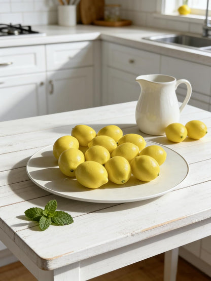 Caihao 6PCS Artificial Fruits, Foam Peaches, Decorative Fruits and Pink Peaches are Lifelike and Very Suitable for Counters, Glass Jars, Dining Tables and Christmas Home Decorations.