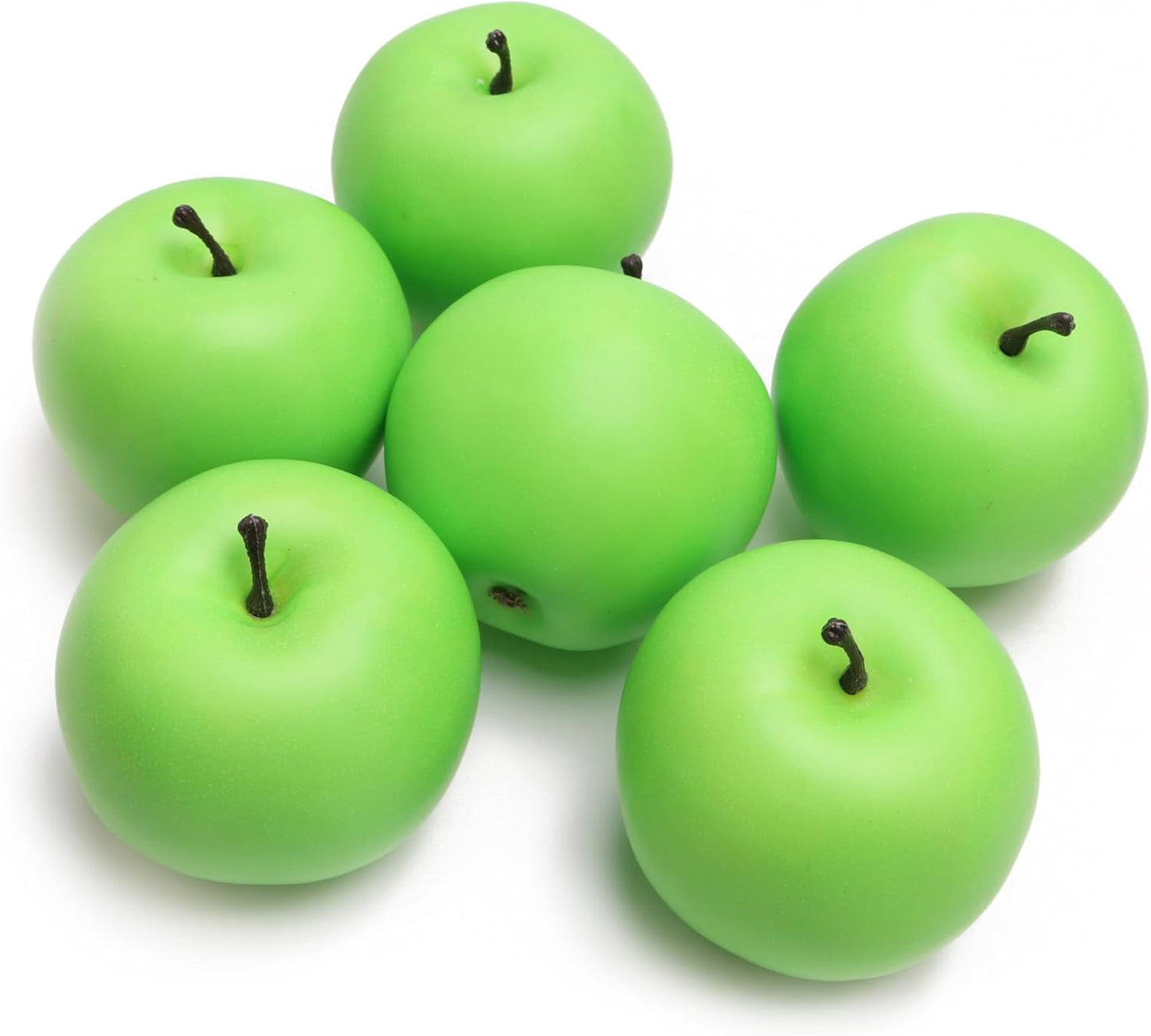 Caihao 6PCS Artificial Fruits, Foam Peaches, Decorative Fruits and Pink Peaches are Lifelike and Very Suitable for Counters, Glass Jars, Dining Tables and Christmas Home Decorations.