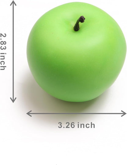 Caihao 6PCS Artificial Fruits, Foam Peaches, Decorative Fruits and Pink Peaches are Lifelike and Very Suitable for Counters, Glass Jars, Dining Tables and Christmas Home Decorations.