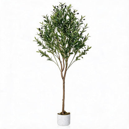 3FT Artificial Cedar Topiary Trees Set of 2, with Planter - Colors A