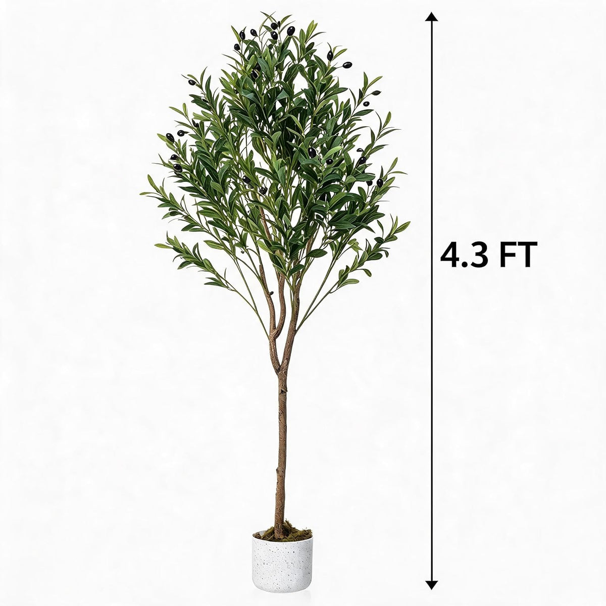 3FT Artificial Cedar Topiary Trees Set of 2, with Planter - Colors A