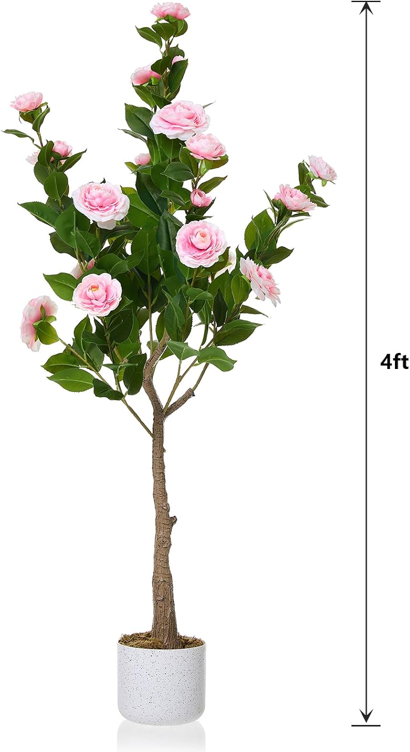3FT Artificial Cedar Topiary Trees Set of 2, with Planter - Colors A