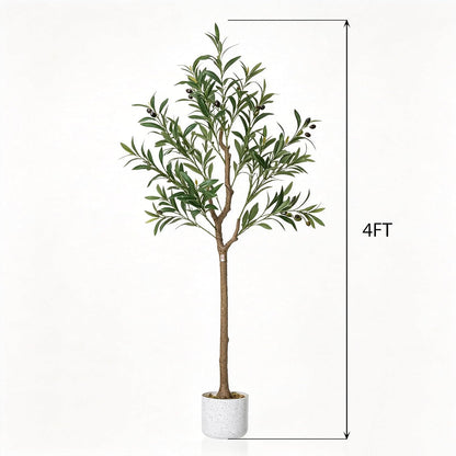 3FT Artificial Cedar Topiary Trees Set of 2, with Planter - Colors A