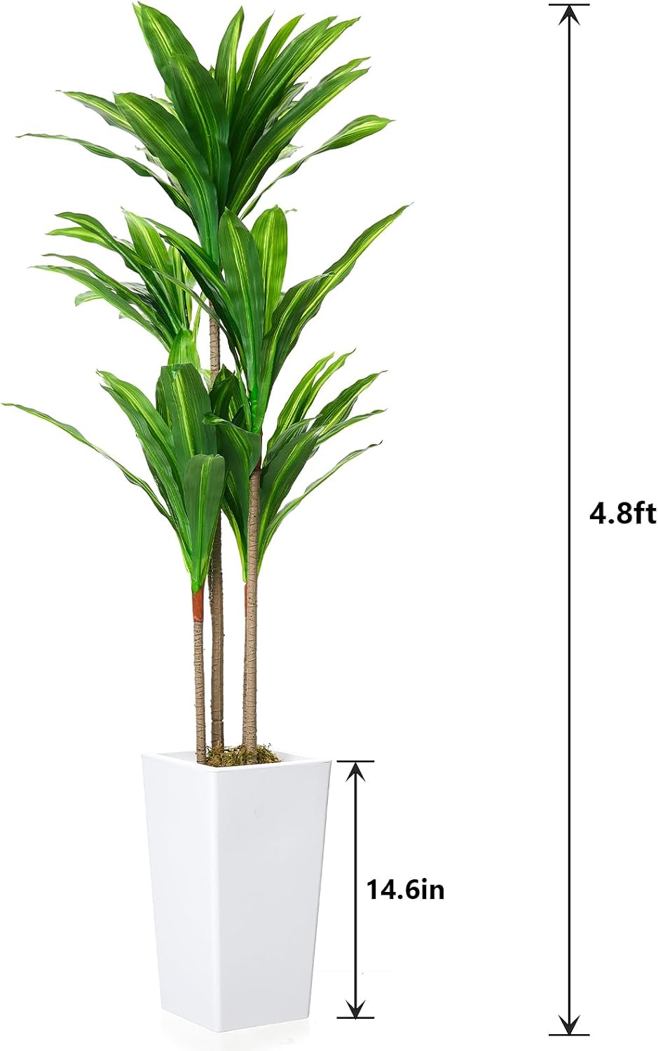 3FT Artificial Cedar Topiary Trees Set of 2, with Planter - Colors A