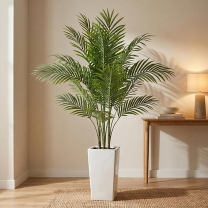 3FT Artificial Cedar Topiary Trees Set of 2, with Planter - Colors A
