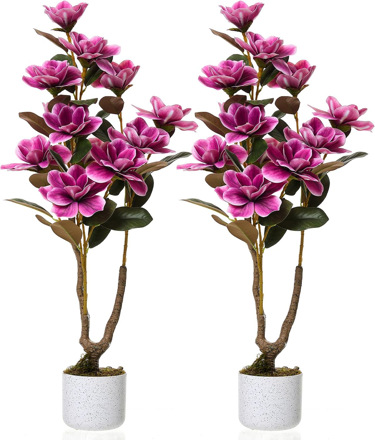 3FT Artificial Cedar Topiary Trees Set of 2, with Planter - Colors A