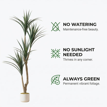 3FT Artificial Cedar Topiary Trees Set of 2, with Planter - Colors A