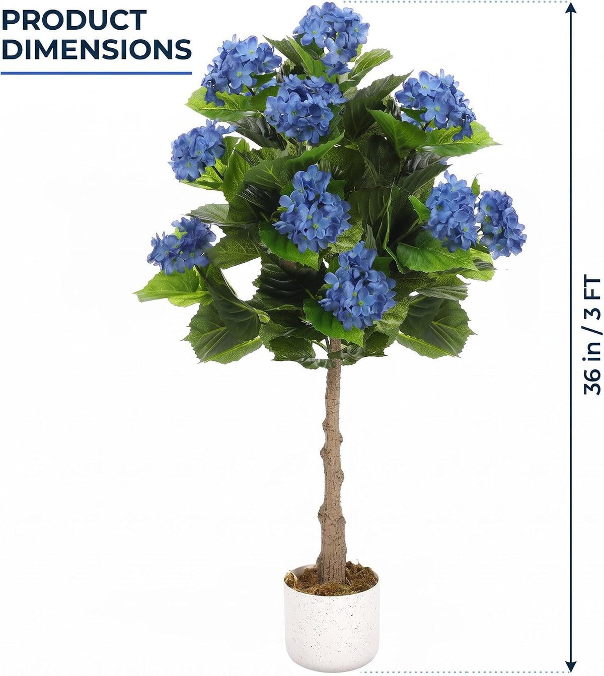 3FT Artificial Cedar Topiary Trees Set of 2, with Planter - Colors A