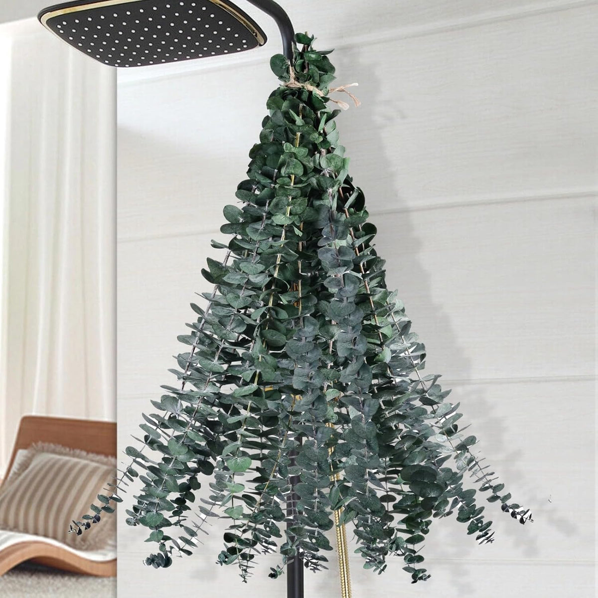 Dried Eucalyptus for Shower Hanging Real Preserved Eucalyptus Stems