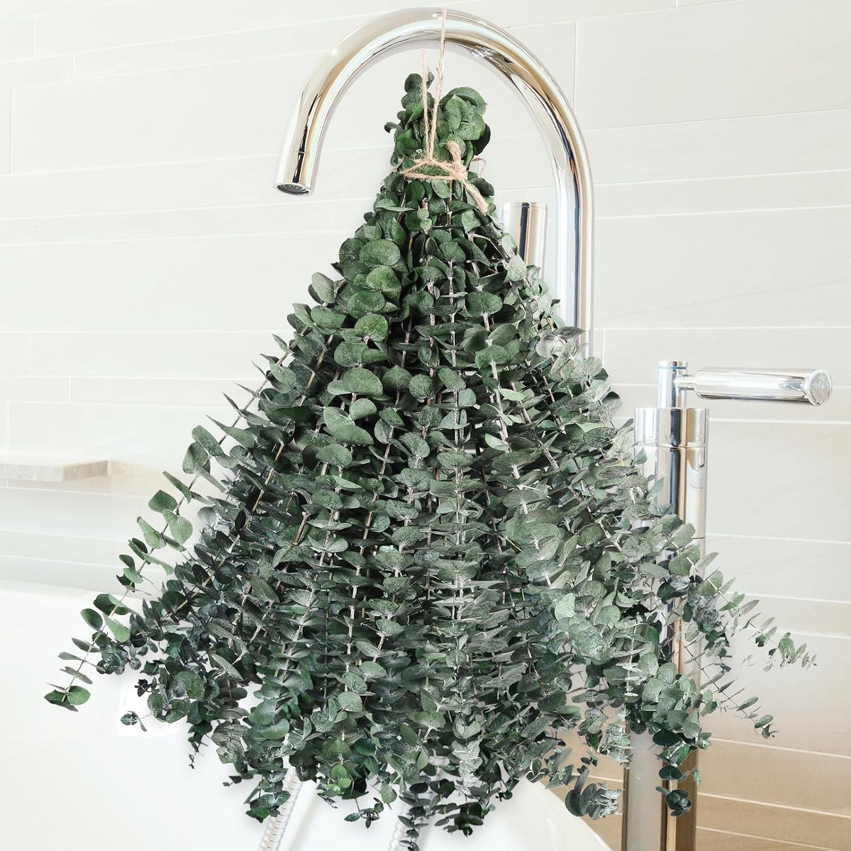 Dried Eucalyptus for Shower Hanging Real Preserved Eucalyptus Stems