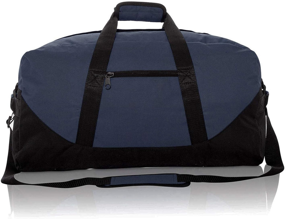 Duffle Bag, Gym, Travel Bag Two Tone (Yellow - small (14" x 8.5" x 8.5"))