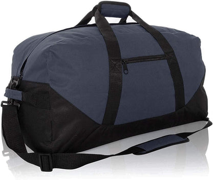 Duffle Bag, Gym, Travel Bag Two Tone (Yellow - small (14" x 8.5" x 8.5"))