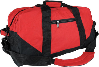 Duffle Bag, Gym, Travel Bag Two Tone (Yellow - small (14" x 8.5" x 8.5"))