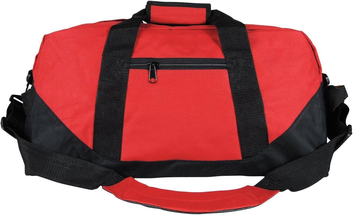 Duffle Bag, Gym, Travel Bag Two Tone (Yellow - small (14" x 8.5" x 8.5"))