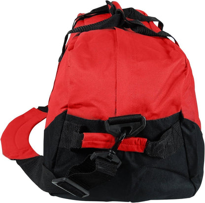 Duffle Bag, Gym, Travel Bag Two Tone (Yellow - small (14" x 8.5" x 8.5"))