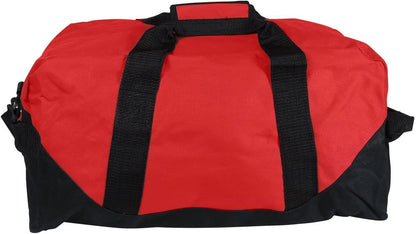 Duffle Bag, Gym, Travel Bag Two Tone (Yellow - small (14" x 8.5" x 8.5"))