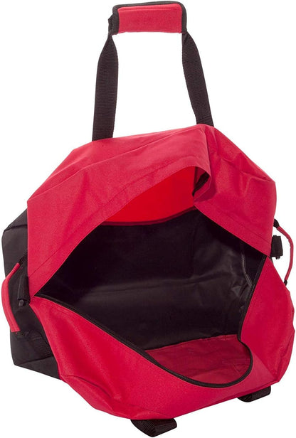 Duffle Bag, Gym, Travel Bag Two Tone (Yellow - small (14" x 8.5" x 8.5"))
