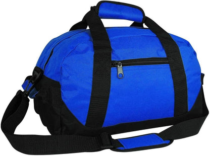 Duffle Bag, Gym, Travel Bag Two Tone (Yellow - small (14" x 8.5" x 8.5"))