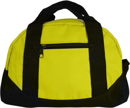 Duffle Bag, Gym, Travel Bag Two Tone (Yellow - small (14" x 8.5" x 8.5"))