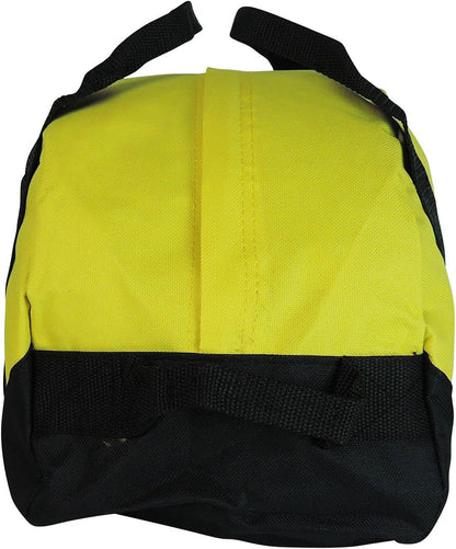 Duffle Bag, Gym, Travel Bag Two Tone (Yellow - small (14" x 8.5" x 8.5"))