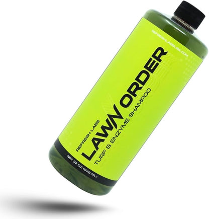 LawN Order Artificial Turf Cleaner & Odor Eliminator – Enzyme Powered, Pet & Kid Safe, Removes Pet Mess Smells (1 Gallon)
