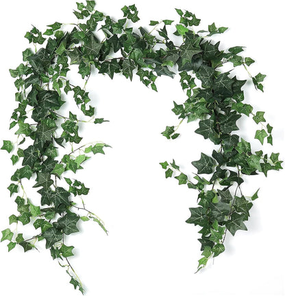 3Strand Fake Vines Artificial Ivy Garland Silk Greenery Plant 6.3Ft