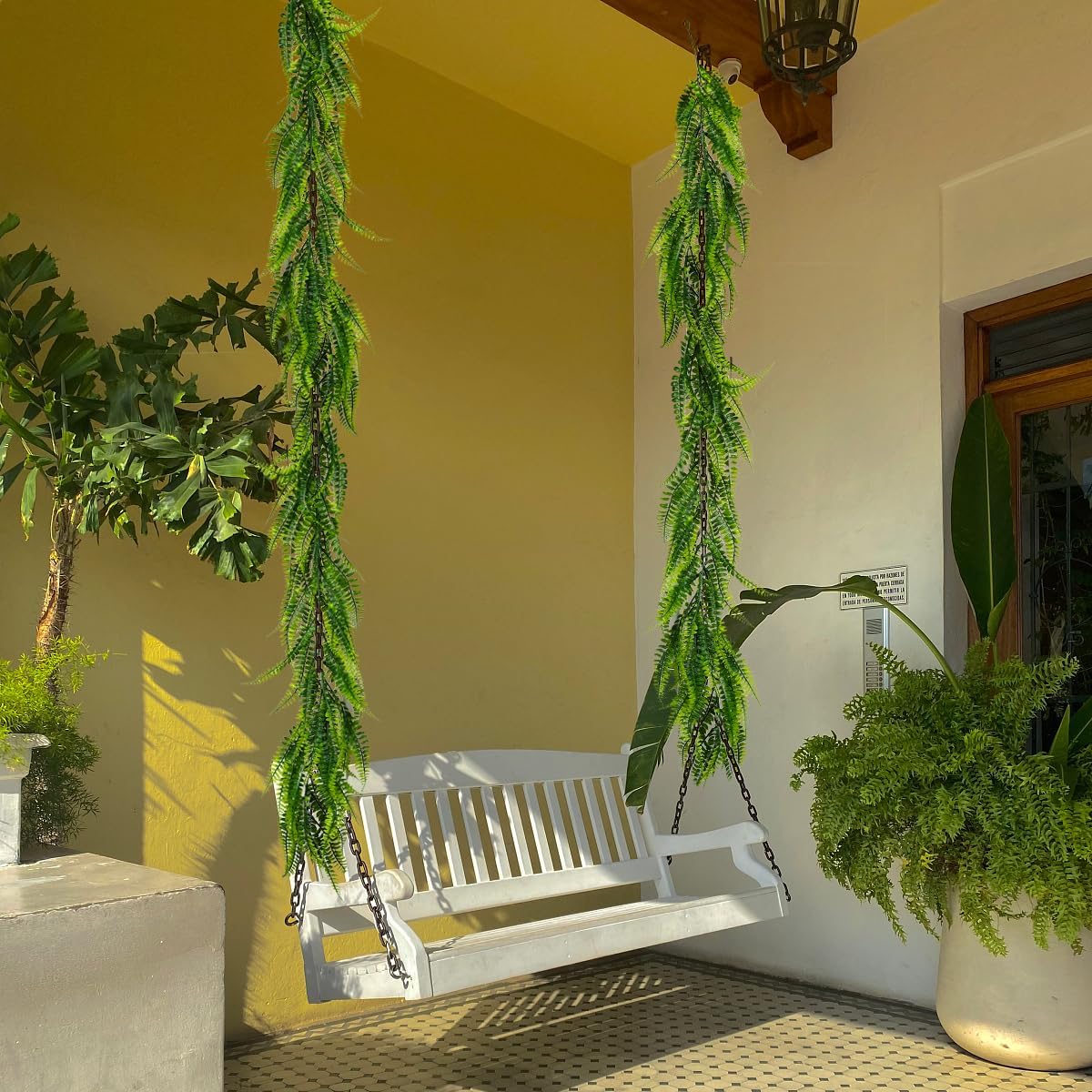 3Strand Fake Vines Artificial Ivy Garland Silk Greenery Plant 6.3Ft