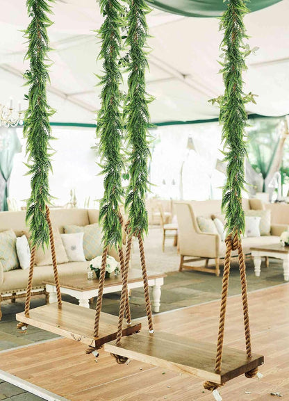 3Strand Fake Vines Artificial Ivy Garland Silk Greenery Plant 6.3Ft