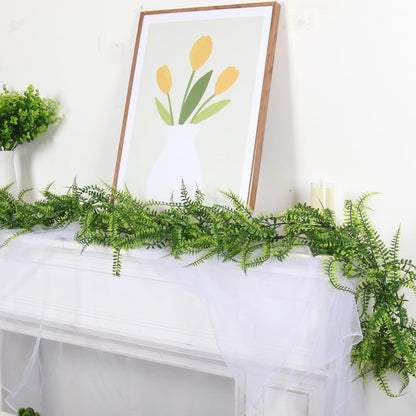 3Strand Fake Vines Artificial Ivy Garland Silk Greenery Plant 6.3Ft