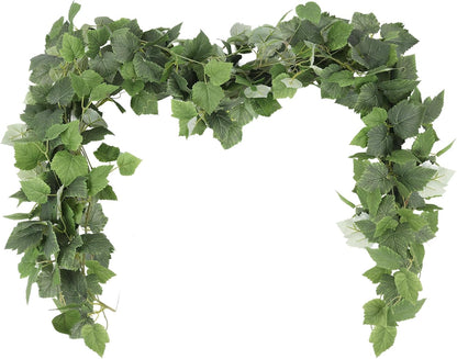 3Strand Fake Vines Artificial Ivy Garland Silk Greenery Plant 6.3Ft