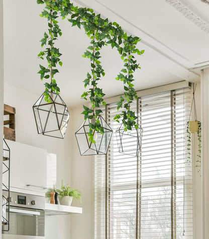 3Strand Fake Vines Artificial Ivy Garland Silk Greenery Plant 6.3Ft