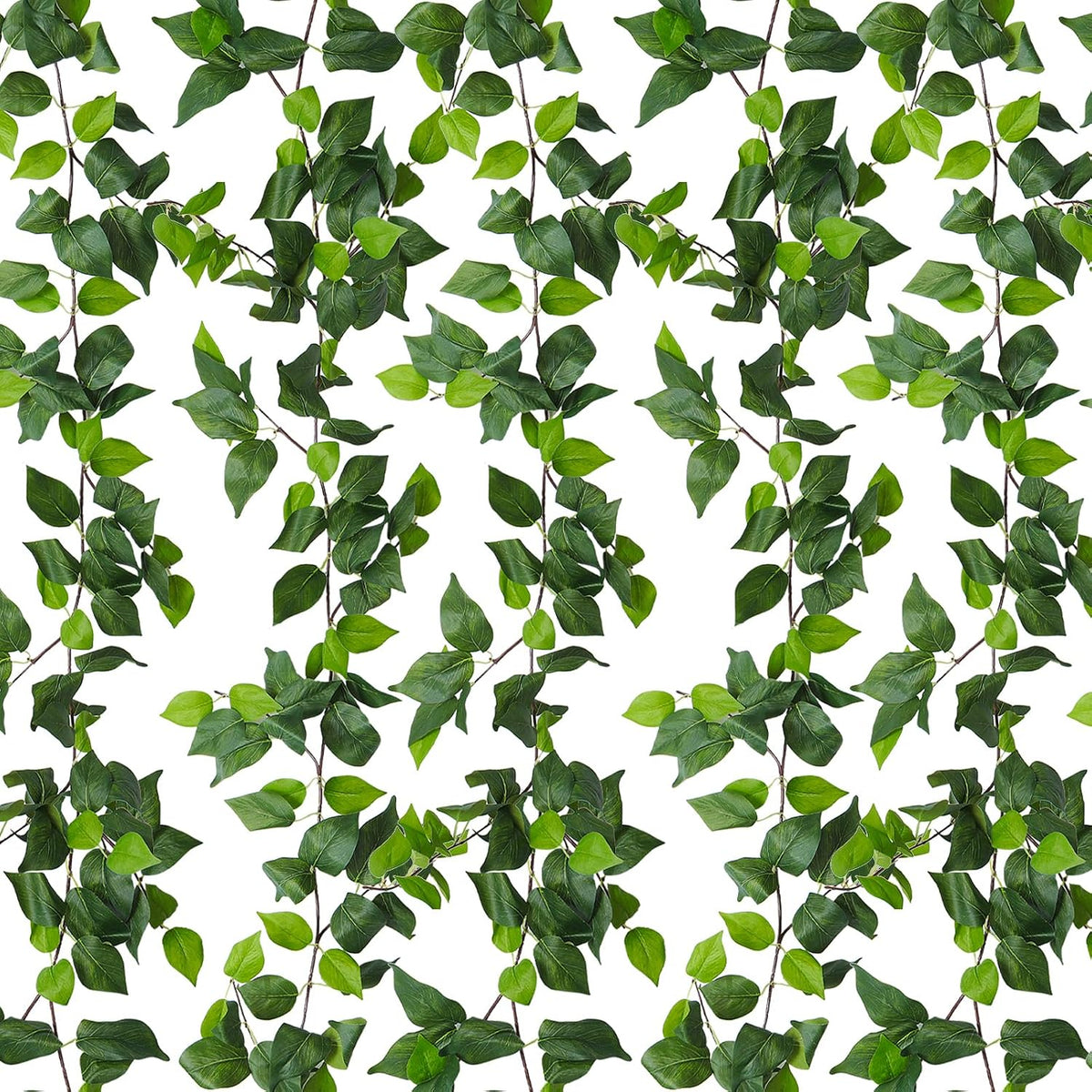 3Strand Fake Vines Artificial Ivy Garland Silk Greenery Plant 6.3Ft