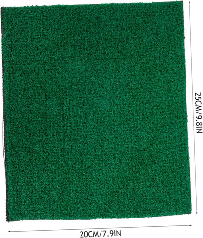 Fish Tank Simulation Turf Mat 9.84 X 7.87 X 0.31 in Artificial Grass for Turtle Tank Turtle Basking Platform Flowerpot Mat Home Landscaping Reptile Habitat