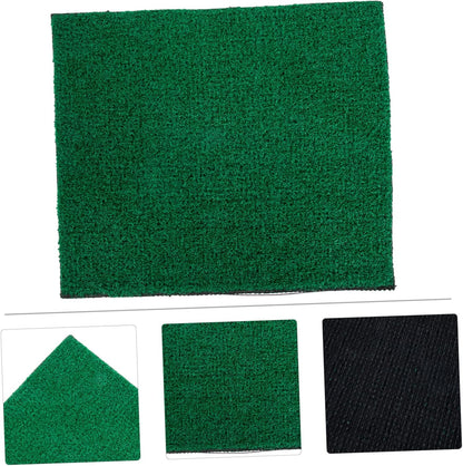Fish Tank Simulation Turf Mat 9.84 X 7.87 X 0.31 in Artificial Grass for Turtle Tank Turtle Basking Platform Flowerpot Mat Home Landscaping Reptile Habitat